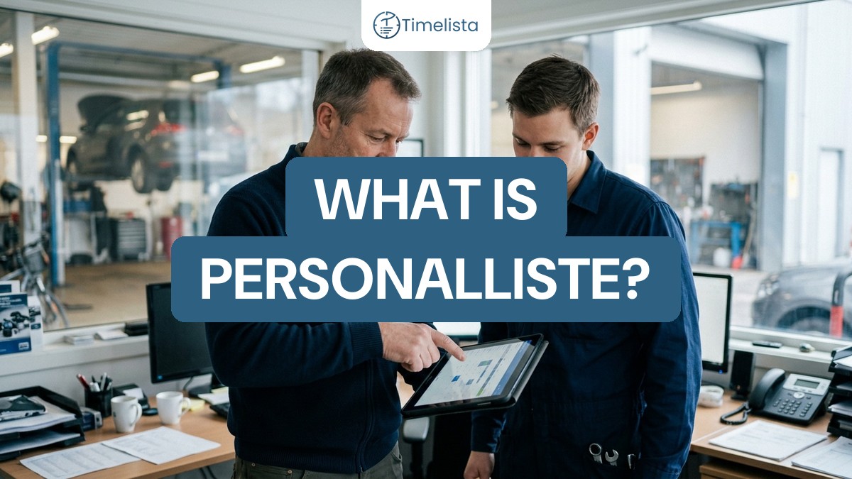 What is a personalliste and which industries must keep one?