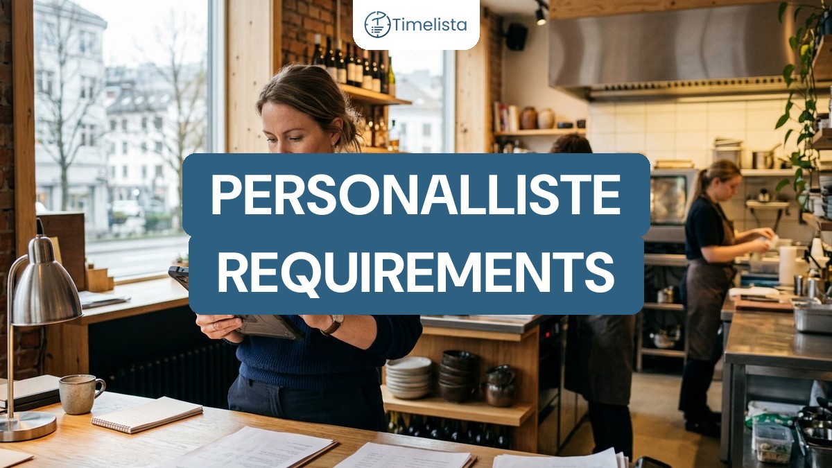 Who Must Be Included on the Personalliste and What Data Is Required?