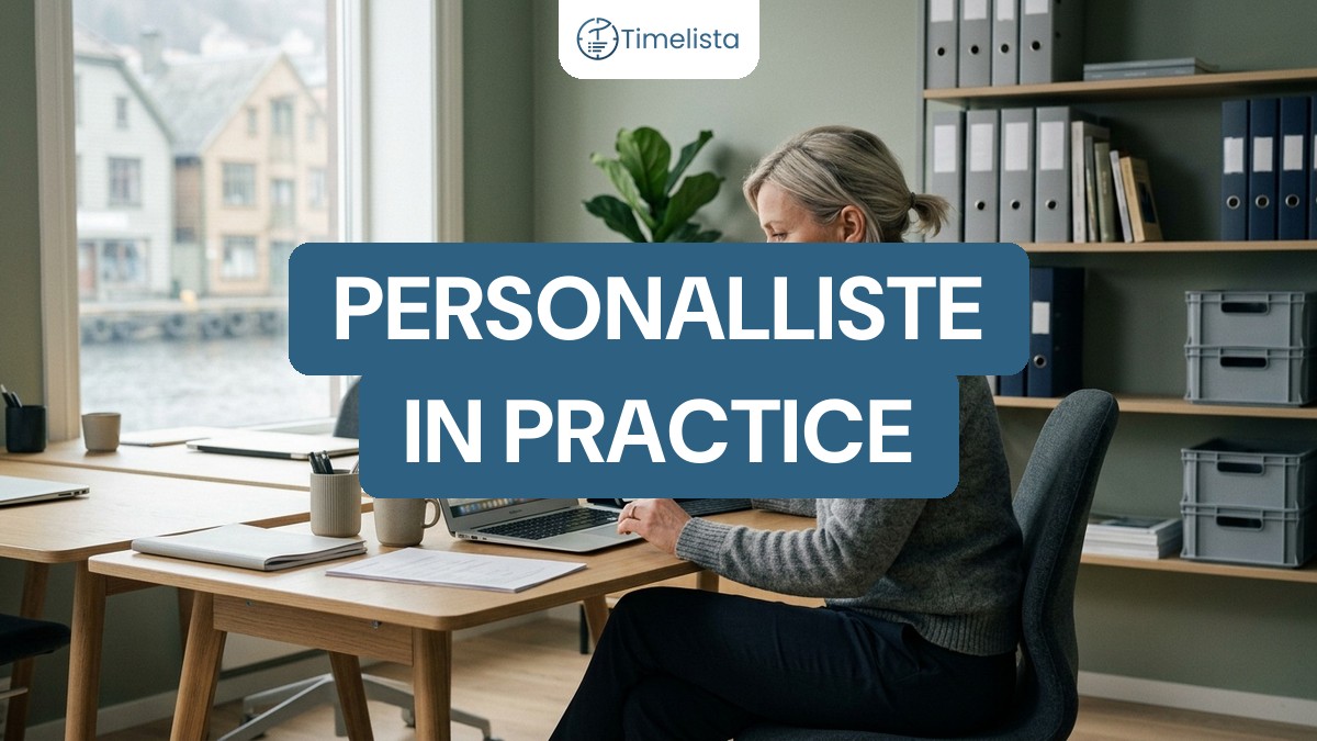 Can personalliste be kept in Excel, or does it have to be electronic?
